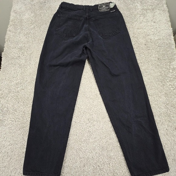 Lucky Brand Mens Black Dungarees 34 (Fits 31x33) Relaxed Tapered USA Vintage Fit - Picture 7 of 13